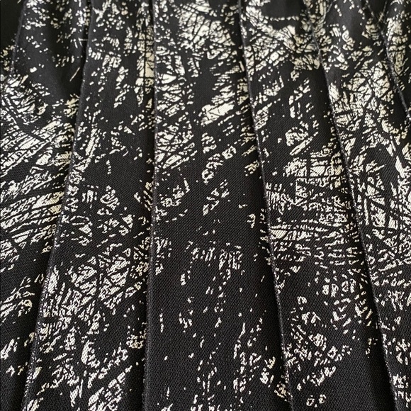 Coldwater Creek Black and White Patterned Midi Dress - Picture 4 of 7